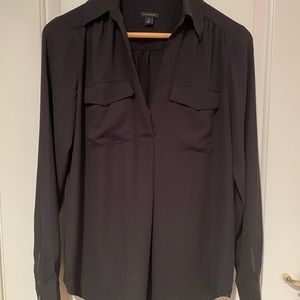 Black long sleeve blouse shirt from Ann Taylor